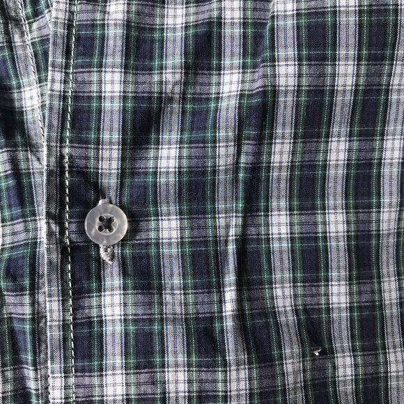 Save Khaki casual checkered buttondown - Picture 3 of 5